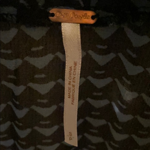 Free People chiffon flowy top - Picture 2 of 3